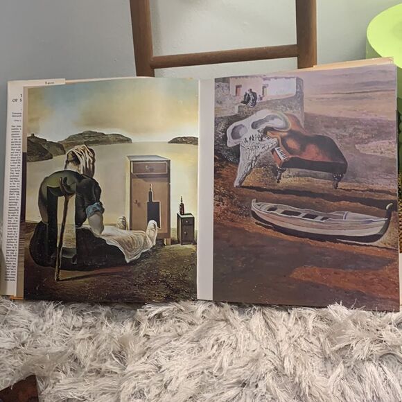 Vintage The World of Salvador Dali by Robert Descharnes 1962 ATIDE Art Book - Picture 11 of 17